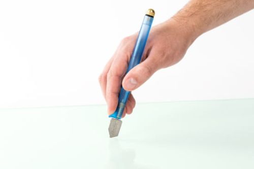 Nóż olejowy Silberschnitt 3000, plastikowy, 140° (do szkła 3-12 mm)