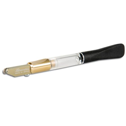 Nóż olejowy Silberschnitt do szyb ołowianych, plastikowy, 127° (do szkła 3-6 mm)