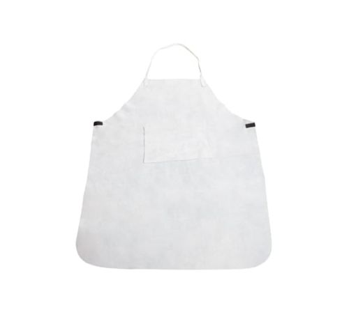 Fartuch roboczy, dwoina chromowana, z kieszenią, dł. 100 cm